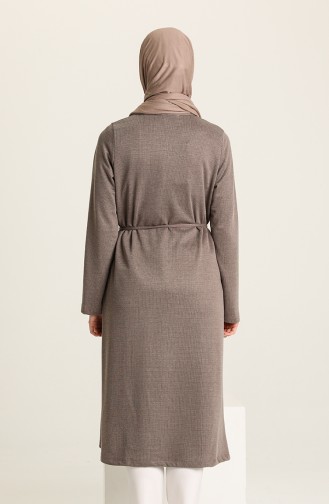 Mevsimlik Hırka 2239-01 Koyu Vizon