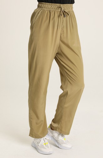 Oil Green Pants 6107-13