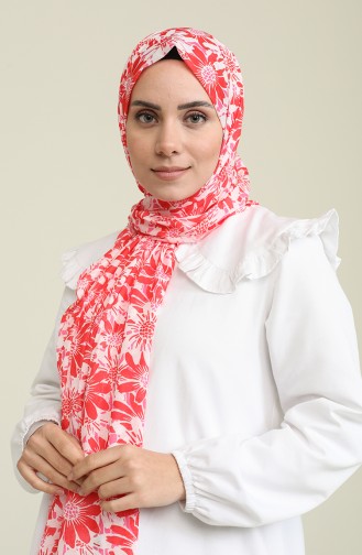 Rot Schal 5558-01
