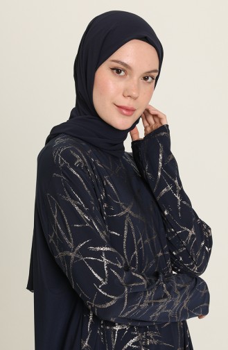 Sandy Varak Desenli Pantolon Takim 6001-02 Lacivert