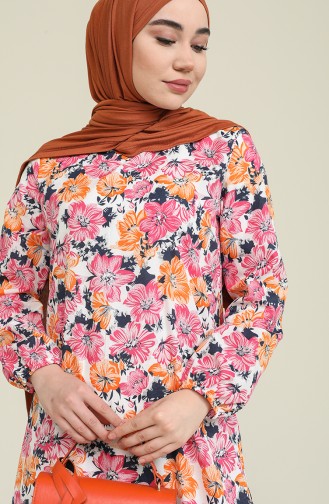 Rosa Hijab Kleider 15036-01