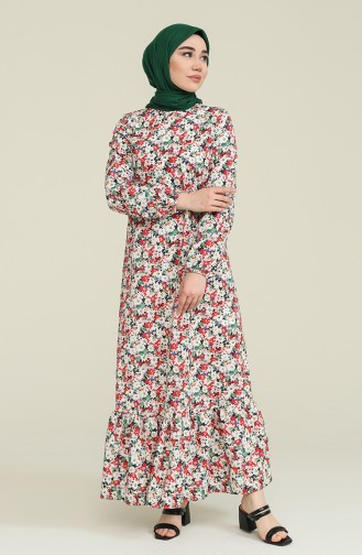 Blue Hijab Dress 15038-02