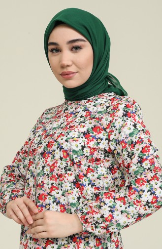 Blau Hijab Kleider 15038-02