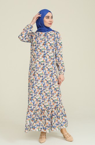 Yellow Hijab Dress 15038-03
