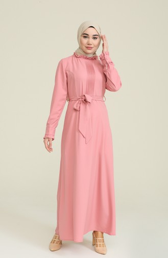 Powder Hijab Dress 60264-01