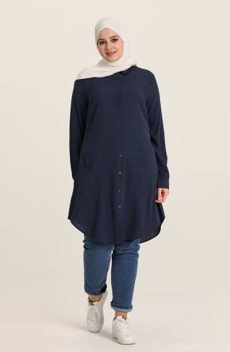 Navy Blue Tuniek 6560-03