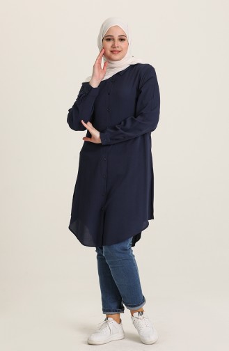 Navy Blue Tuniek 6560-03