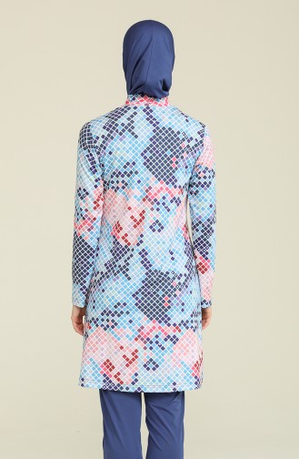 Indigo Hijab Badeanzug 22652-01