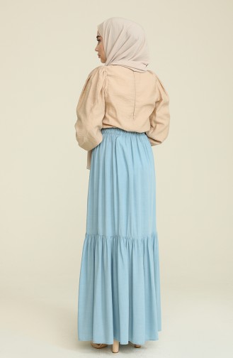 Mint Blue Skirt 25098-01