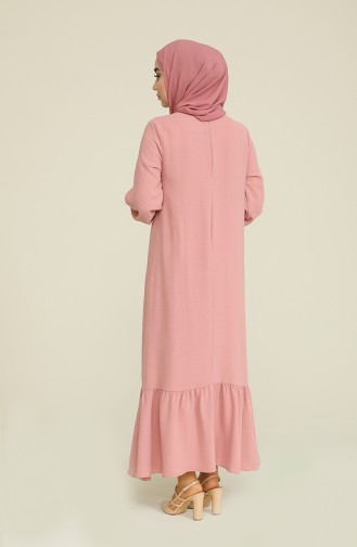 Powder Hijab Dress 0008-07
