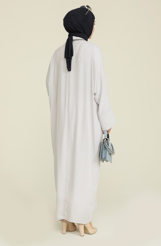 فستان رمادي 1009-02