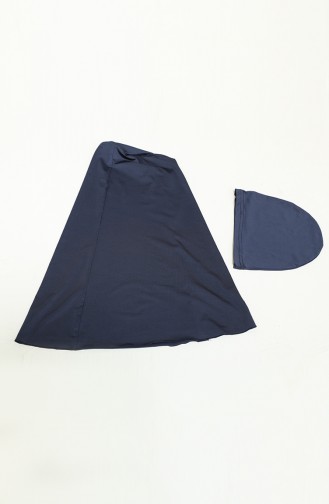 Navy Blue Swimsuit Hijab 21627-02