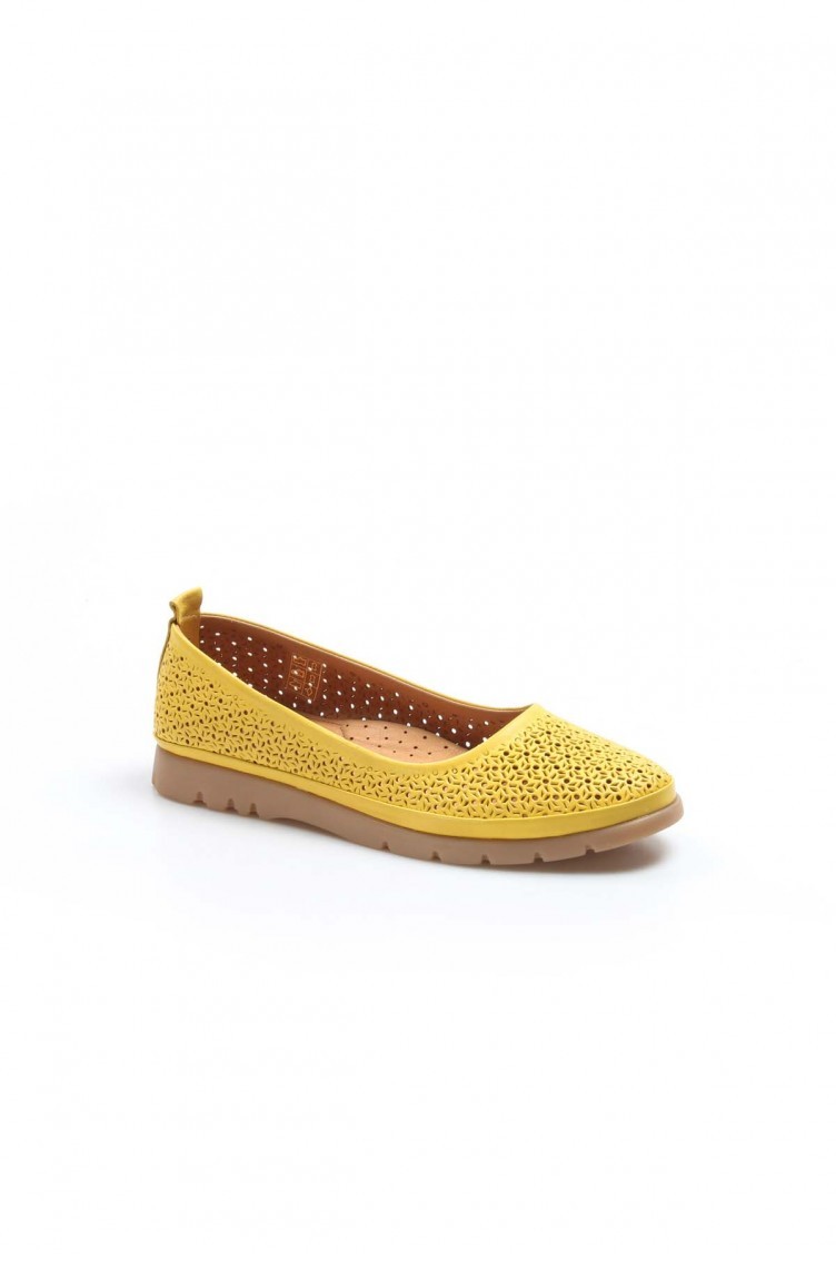 Gelb Damen Ballerinas 863ZA517.Sarı | Sefamerve