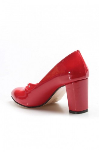  High-Heel Shoes 961ZA556.Kırmızı Rugan