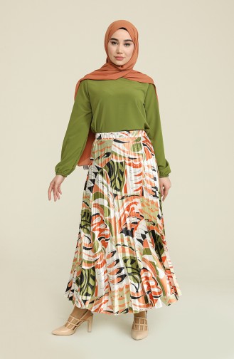 Orange Skirt 2261-01