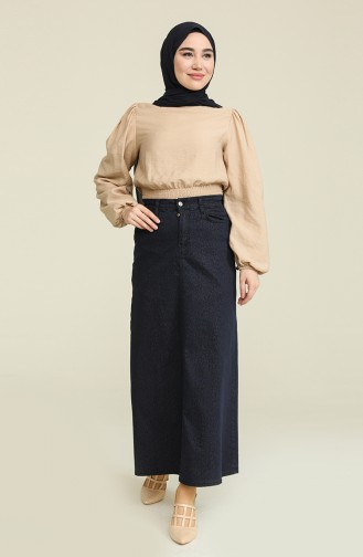 Navy Blue Rok 9074-01