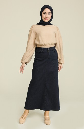 Navy Blue Rok 9074-01