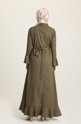 Khaki Abaya 7293-03