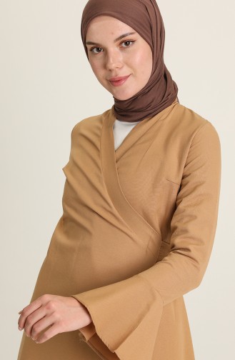 Dunkel-Beige Abayas 7293-07