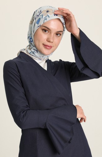 Dunkelblau Abayas 7293-17