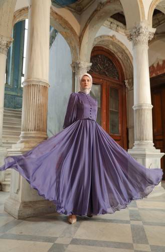 Habillé Hijab Lila 3404-06