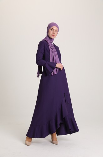 Purple Abaya 7293-06