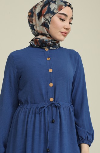 Indigo Hijab Dress 0007-02