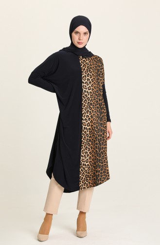 Navy Blue Tuniek 5002-01