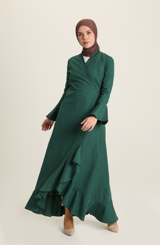 Smaragdgrün Abayas 7293-02