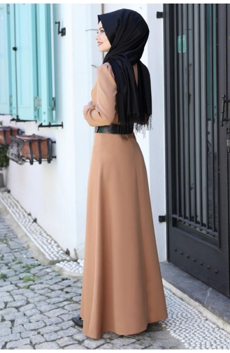 Robe Hijab Tabac 1010-05