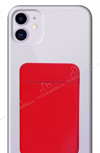 İphone 11 Kırmızı Kartlıklı Kılıf