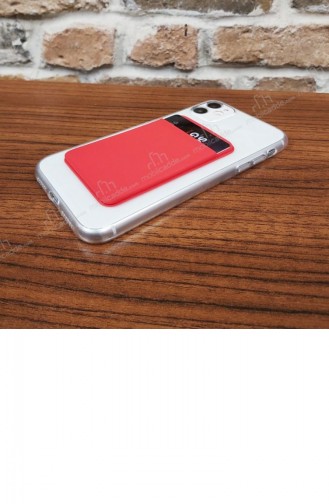 İphone 11 Kırmızı Kartlıklı Kılıf