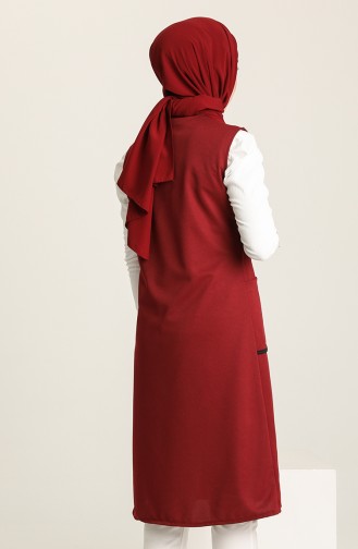 Claret red Gilet 1664-01