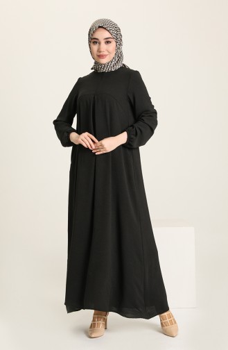 Robe Abaya 4361-01 Noir 4361-01