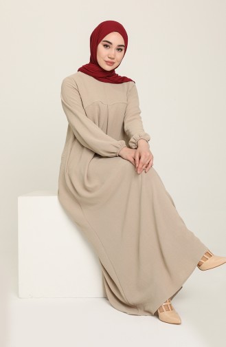 Beige Abaya 4361-04