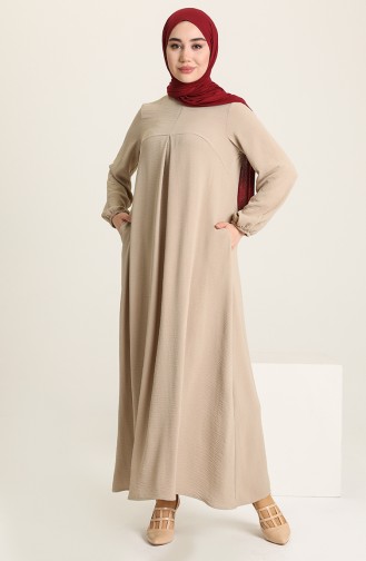 Robe Abaya 4361-04 Beige 4361-04