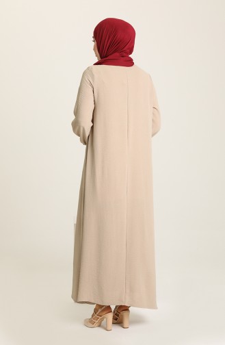 Beige Abayas 4361-04