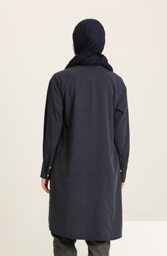 Navy Blue Tuniek 4702-01