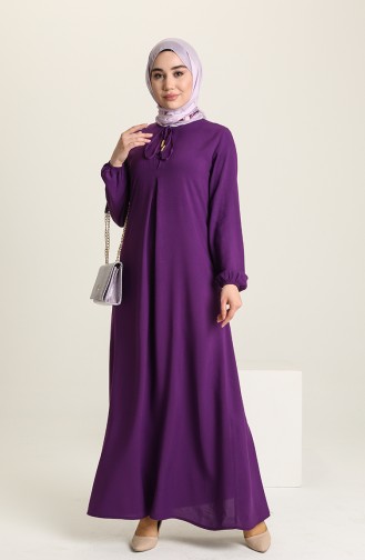 Purple İslamitische Jurk 4536-08