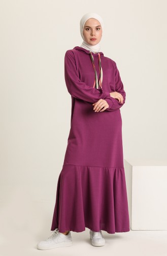 Robe Hijab Plum 6005-04