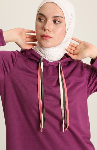 Robe Hijab Plum 6005-04
