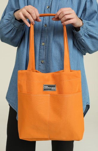 Orange Schultertasche 1687-01