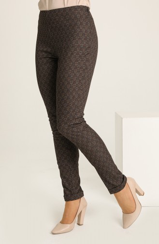 Pantalon Couleur Brun 5000-01