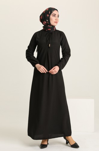 Black İslamitische Jurk 4536-01