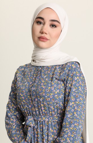 Indigo Hijab Kleider 4066-05