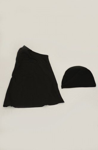 Black Swimsuit Hijab 22425-02