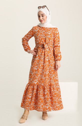 Robe Hijab Orange 2062-05
