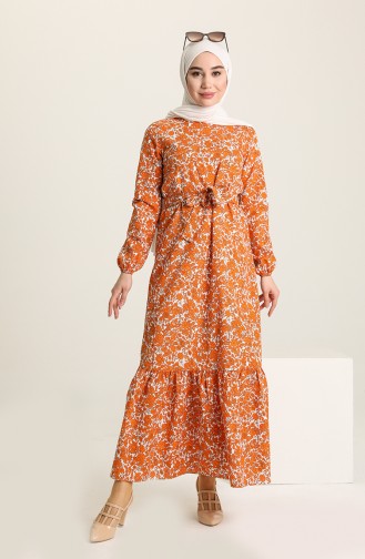 Robe Hijab Orange 2062-05