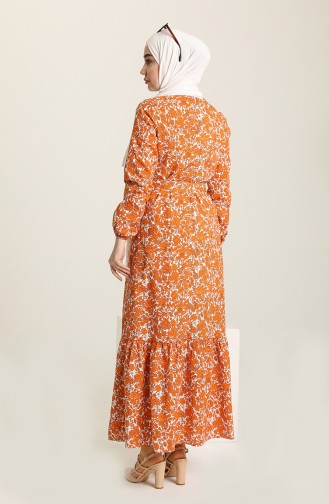 Robe Hijab Orange 2062-05