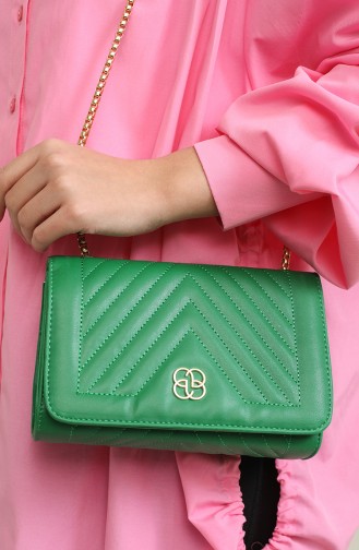 Green Shoulder Bags 3622-82